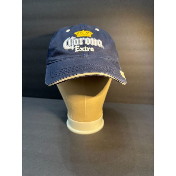 Corona Extra “La Cerveza Mas Fina” Baseball Cap – Navy Strap-Back, Vintage - Picture 2 of 6